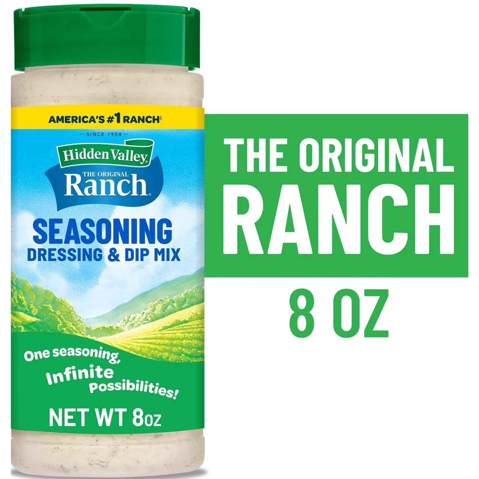 Hidden Valley Gluten Free, Keto-Friendly Original Ranch Salad Dressing & Seasoni