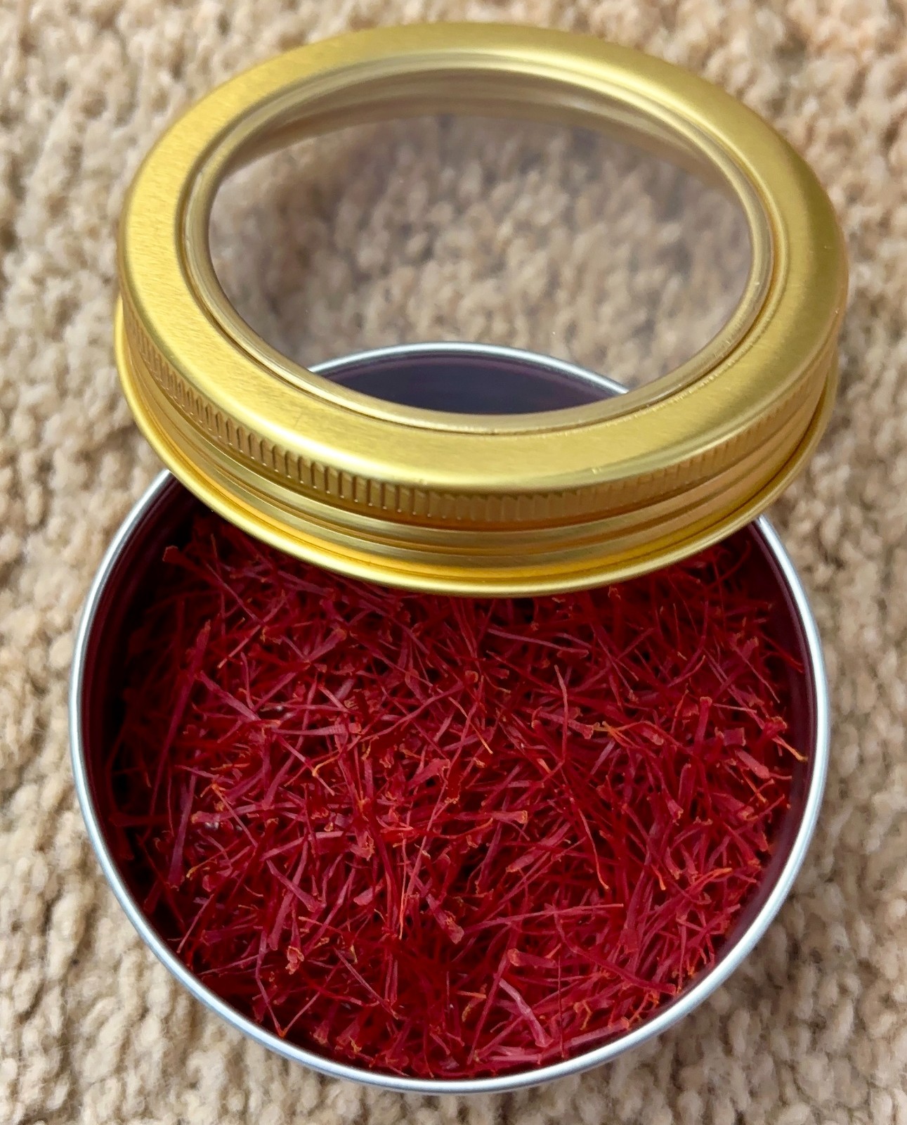 Golden Afghan Saffron 100% Pure & Premium-Grade Saffron Organic Hand-Harvested f