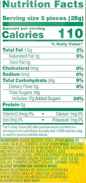 Mamba Fruit Chews Assorted, 5 Fruit Flavors Mix, Bulk Chewy Candy (2 Pounds)
