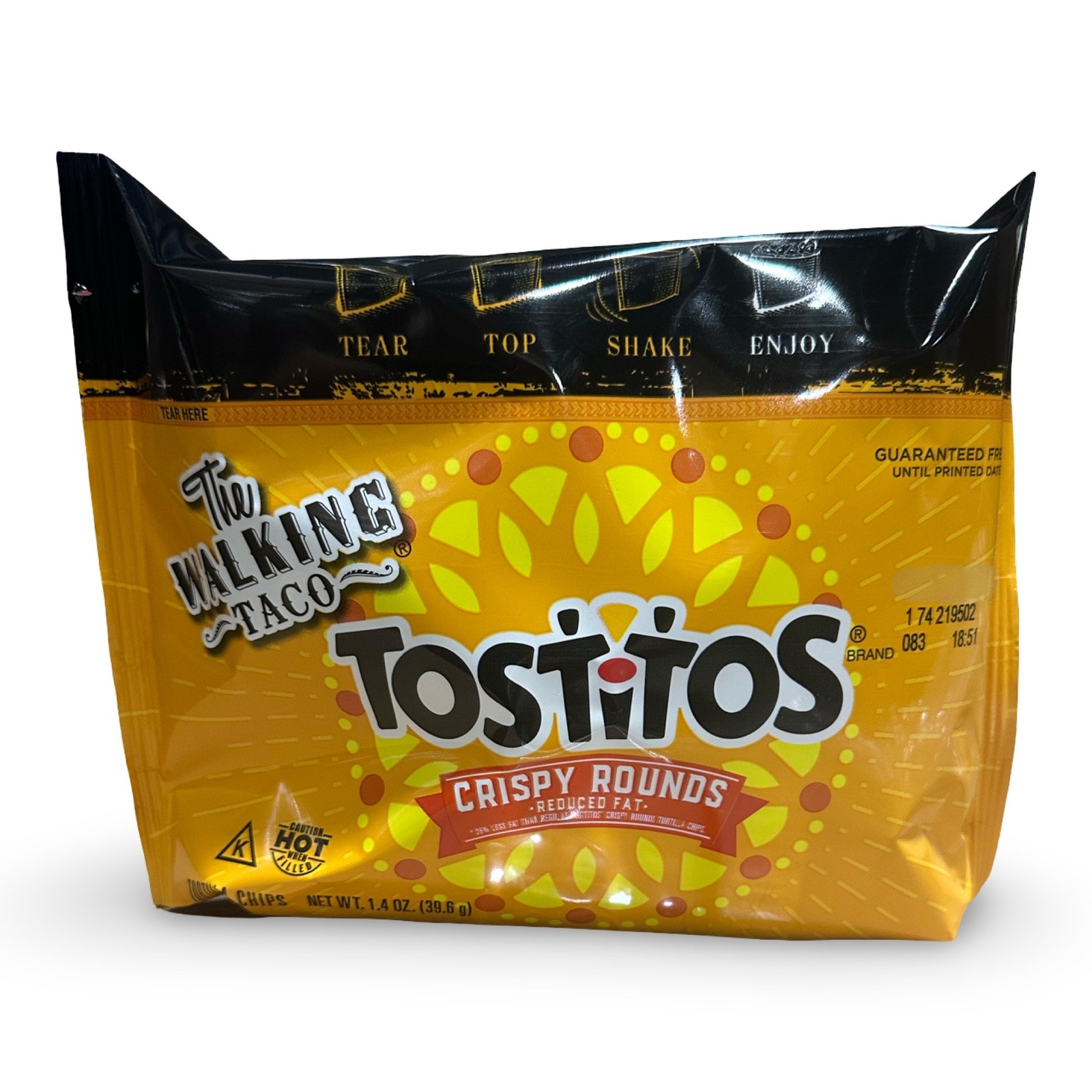 Tostitos Crispy Rounds Walking Taco Reduced Fat Tortilla Chips – 1.4 oz Bags, 22