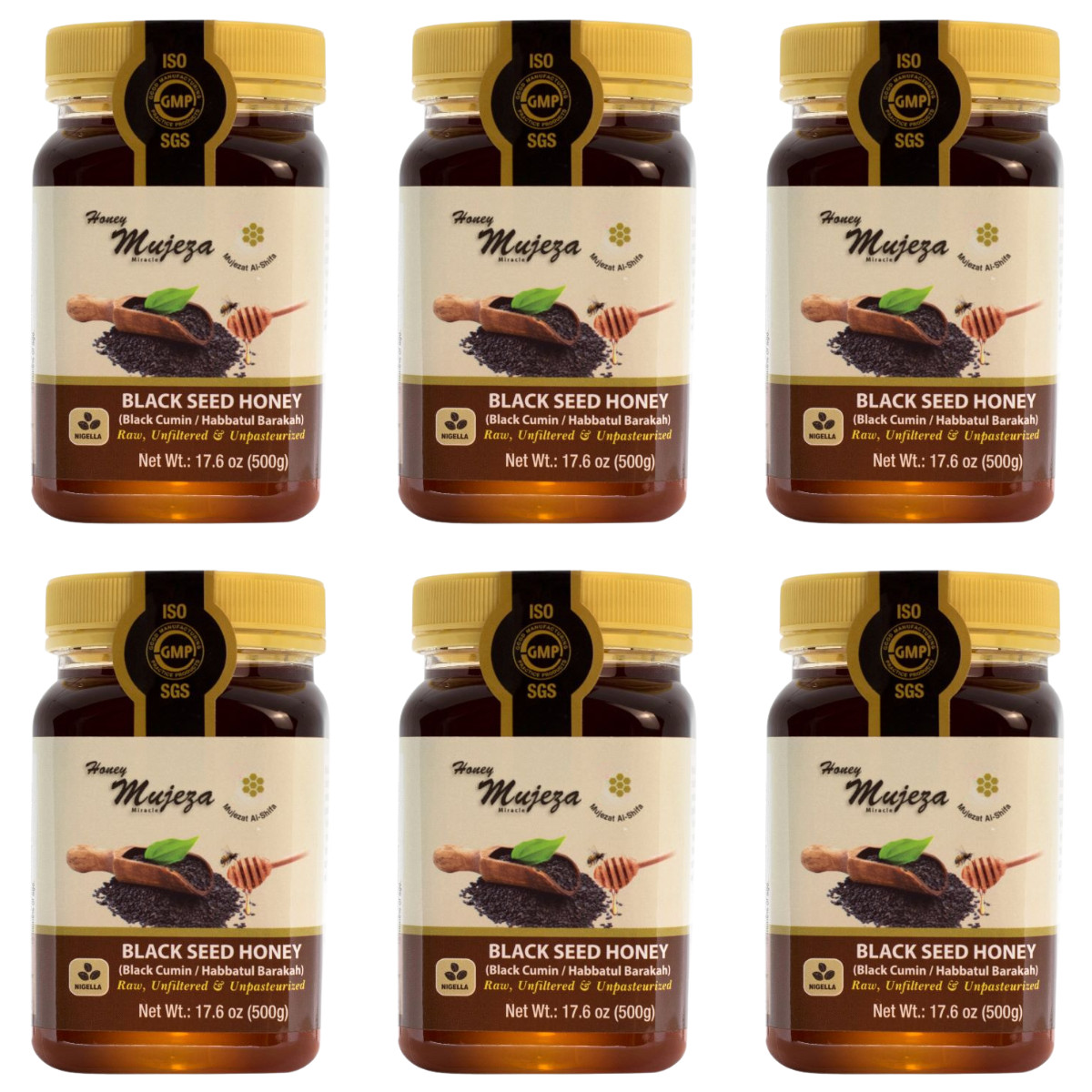 Black Seed Honey 100% Natural Not Mixed with Oil or Powder – Immune Booster