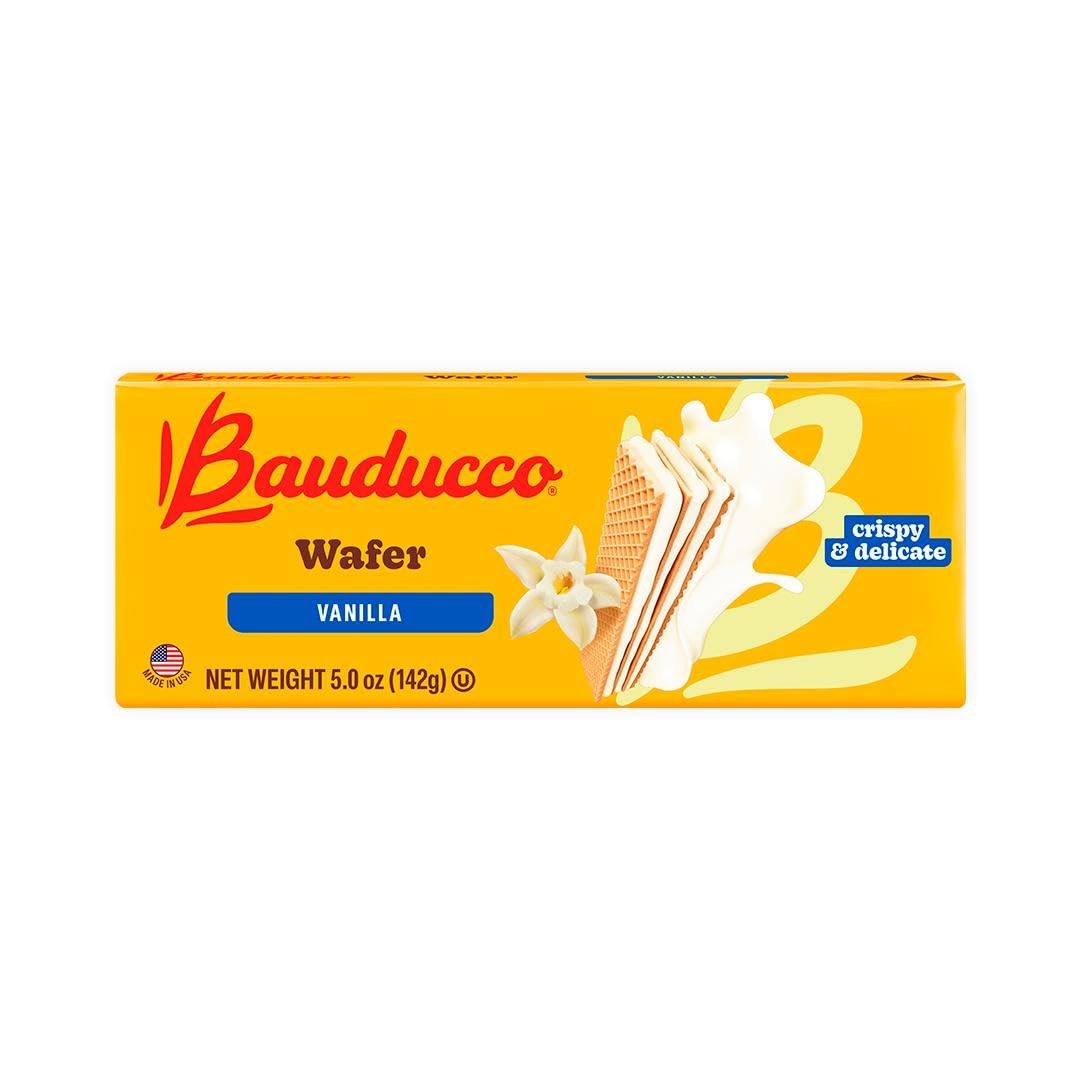 Bauducco Vanilla Cream Wafer Cookies 5oz Box