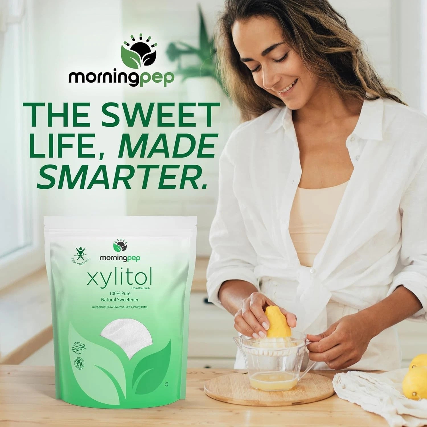 Top Quality Birch Xylitol 5lb Pouch – Keto Diet, Gluten-Free, No Corn Aftertaste
