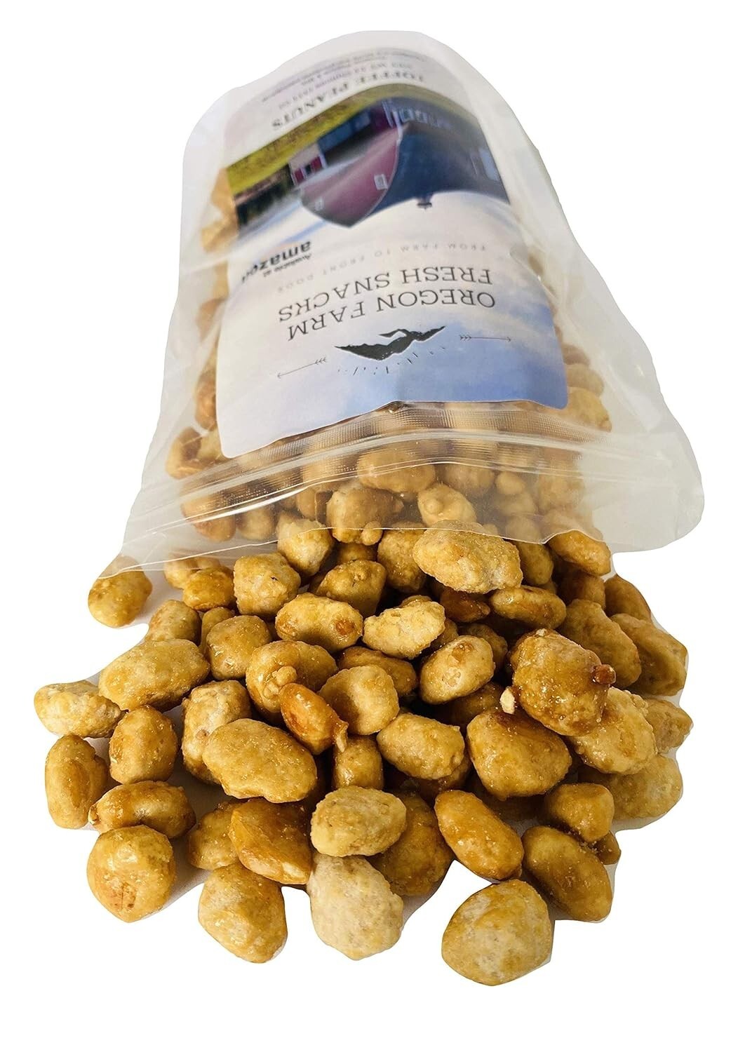 Oregon Farm Fresh Snacks Toffee Peanuts – Sun-Baked Sweet Covered in Toffee – Lo