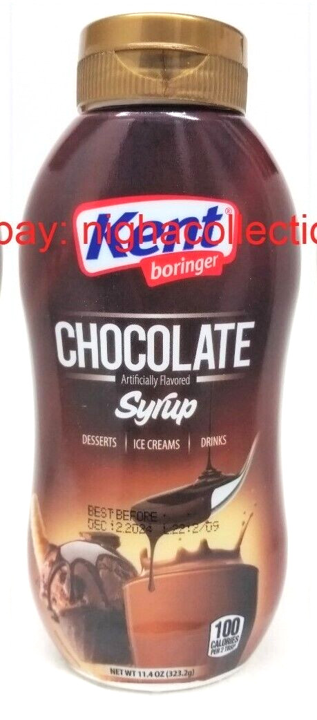 5 Bottles x Kentboringer Chocolate Syrup 11.4oz Milk, Drinks, IceCreams Desserts