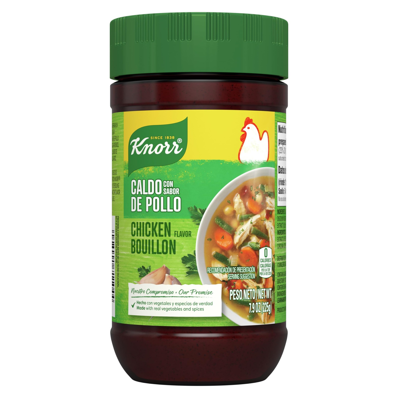 Knorr Chicken Flavor Bouillon 7.9 Ounce Granulated Soup Base Seasoning