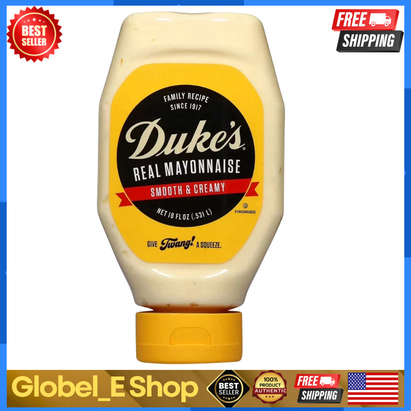 Duke’s Real Mayonnaise Squeeze Bottle, 18 Ounce (Pack of 1)