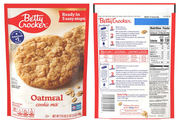 Oatmeal Cookie Mix (2 Bags, 17.5 oz. each bag)