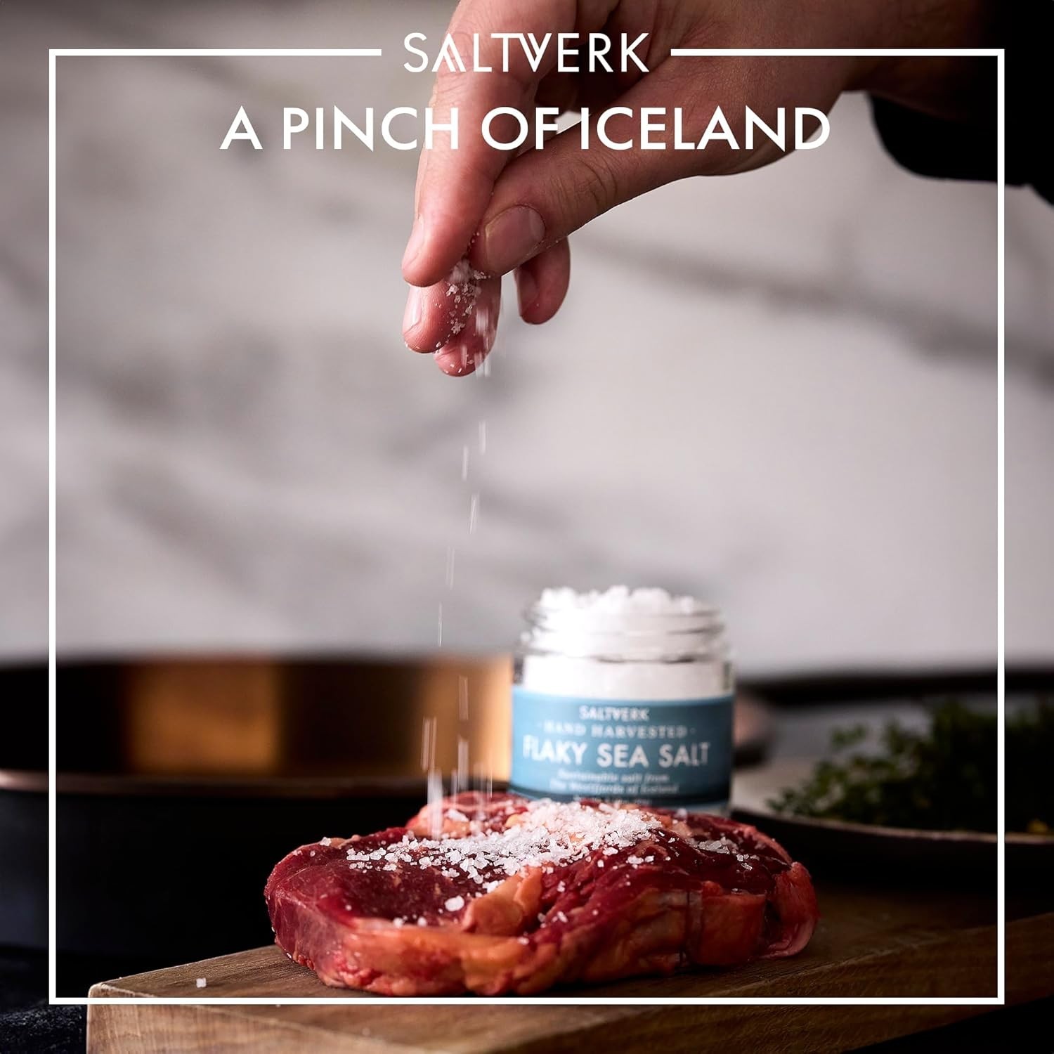Elevate Your Cooking with Gourmet Icelandic Flaky Sea Salt – 3.17 Oz Box