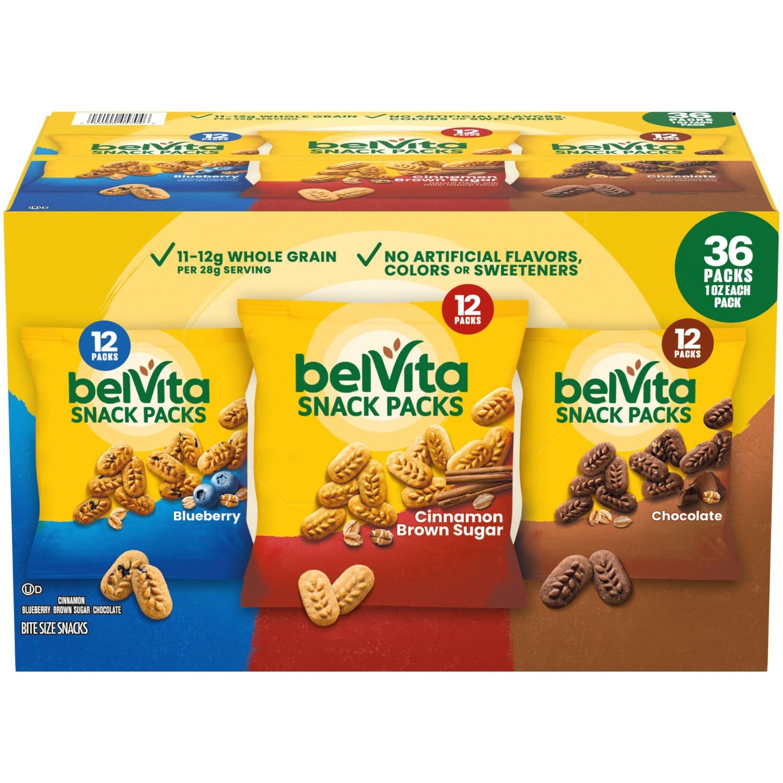 belVita Bites Breakfast Biscuits Variety Pack (1 oz., 36 pk.)