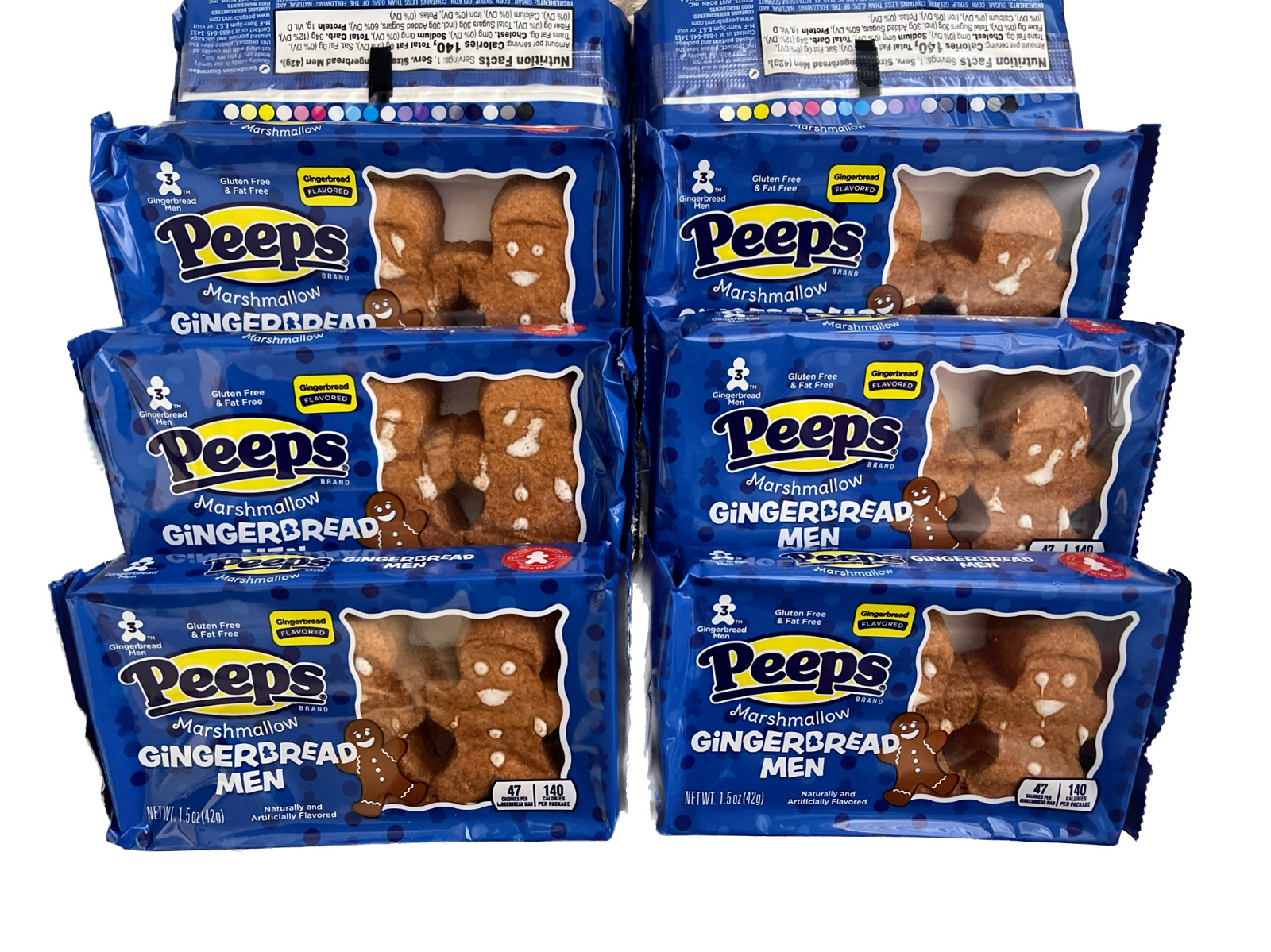Peeps Marshmallow-Gluten Free Gingerbread Men | 6 Pack