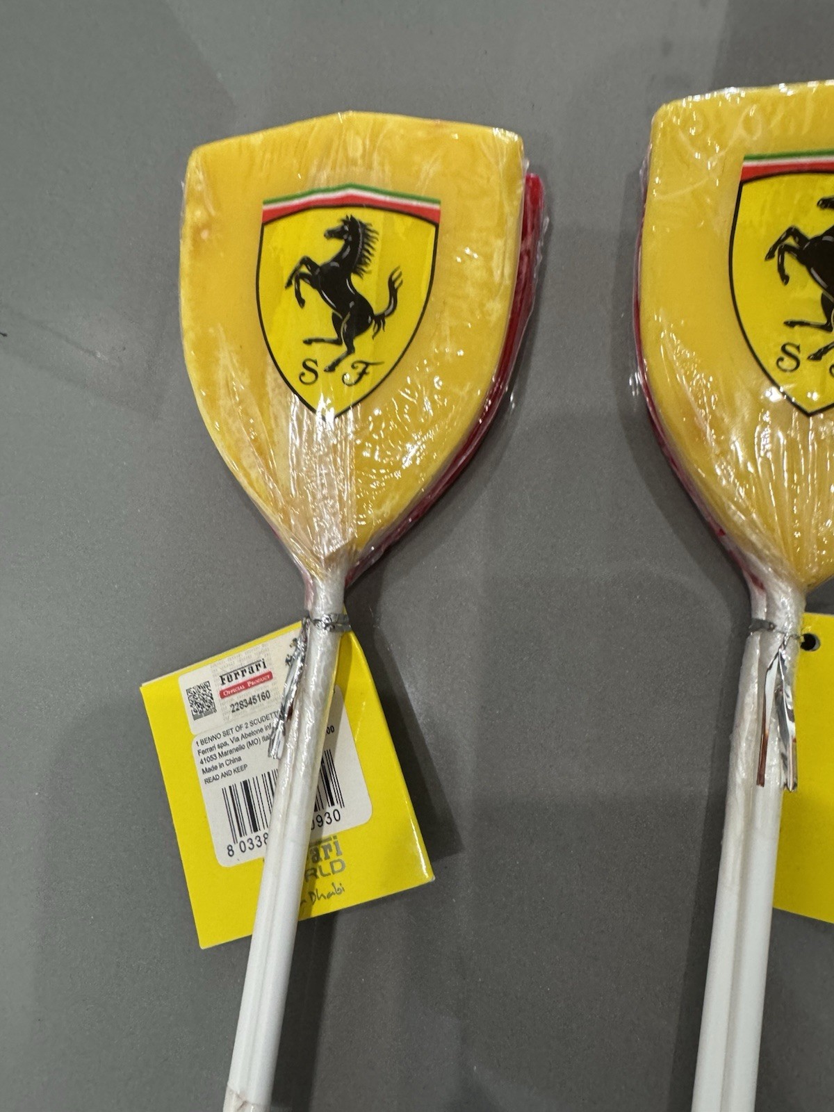 Ferrari World Cars Candy Suckers Lot