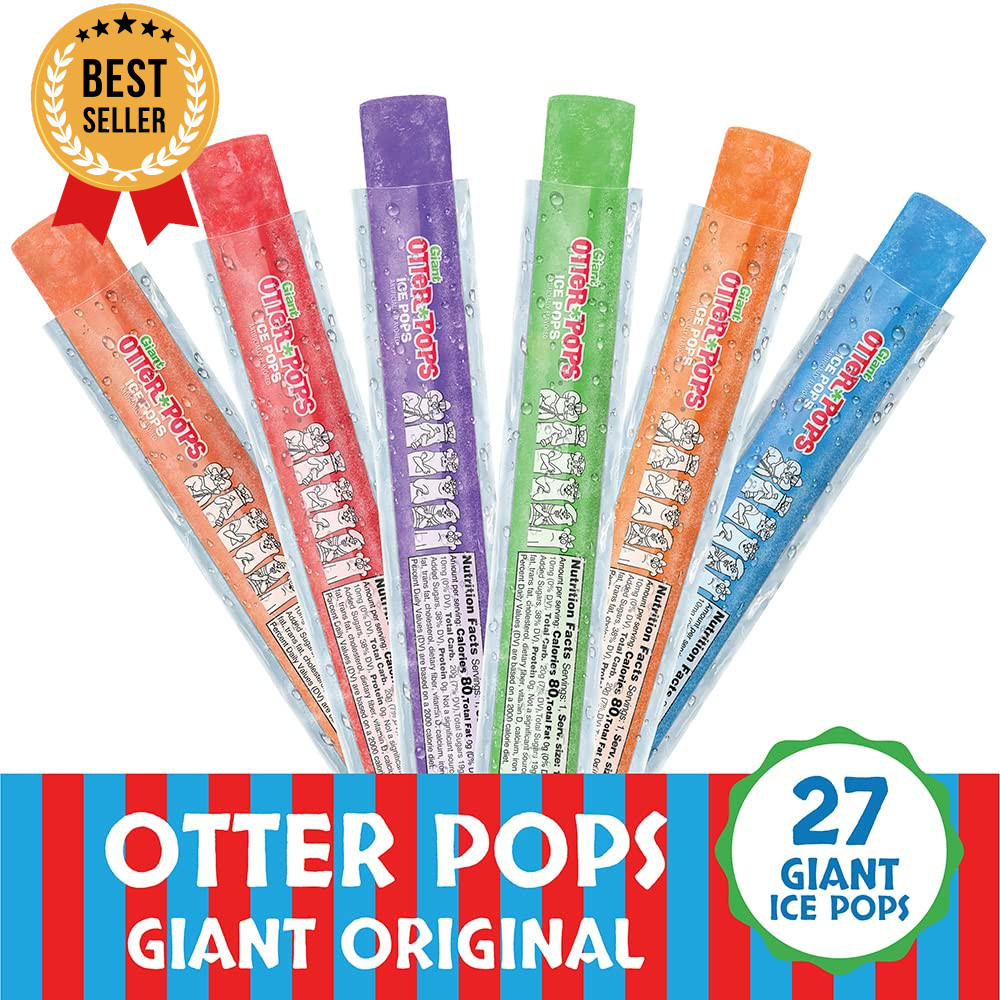 Giant Original 5.5Oz 27 Ice Pops Six Zippy Flavors Summer Treats