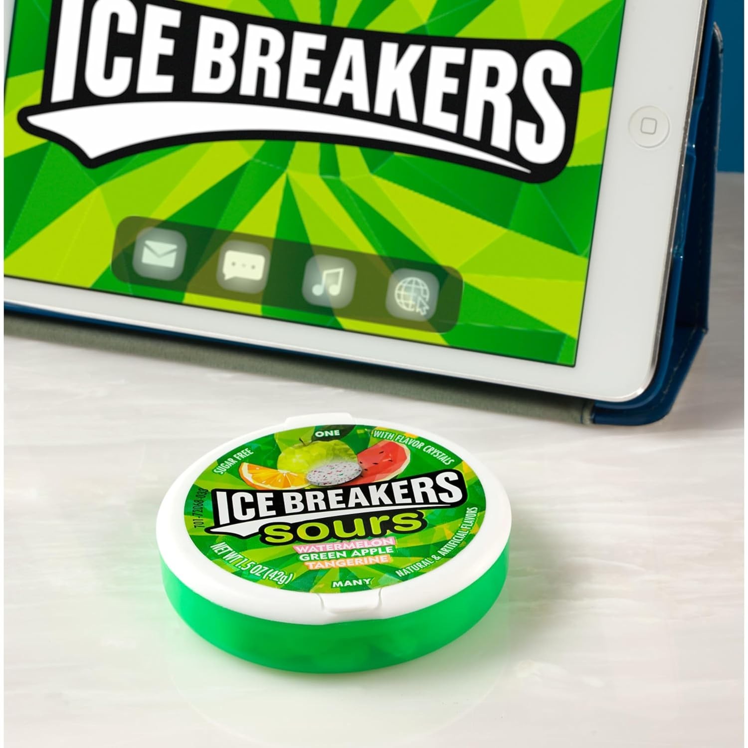 Sugar-Free Assorted Sour Fruit Mints – 1.5oz Tins, Perfect for All Occasions!