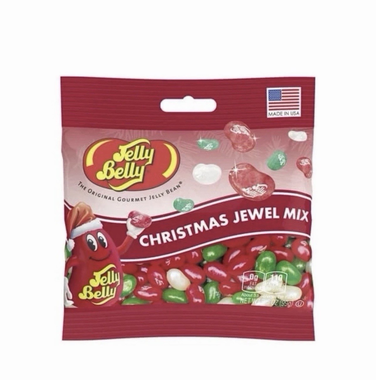 Jelly Belly Christmas Jewel Gourmet Candy 12 X 3.5 oz 08/27 Apple Cherry Soda