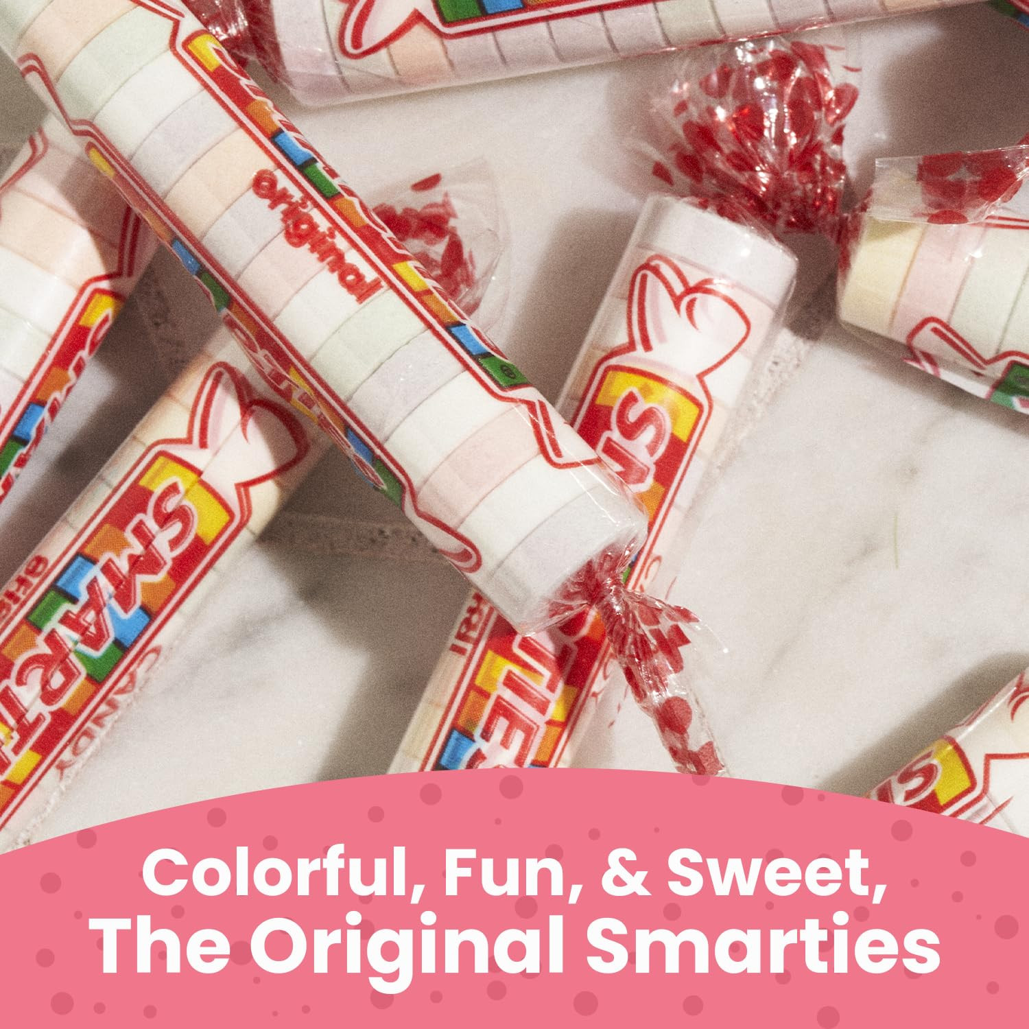Smarties Candy Bulk Rolls Original Flavor – Gluten & Vegan Free – Classic Sweetn