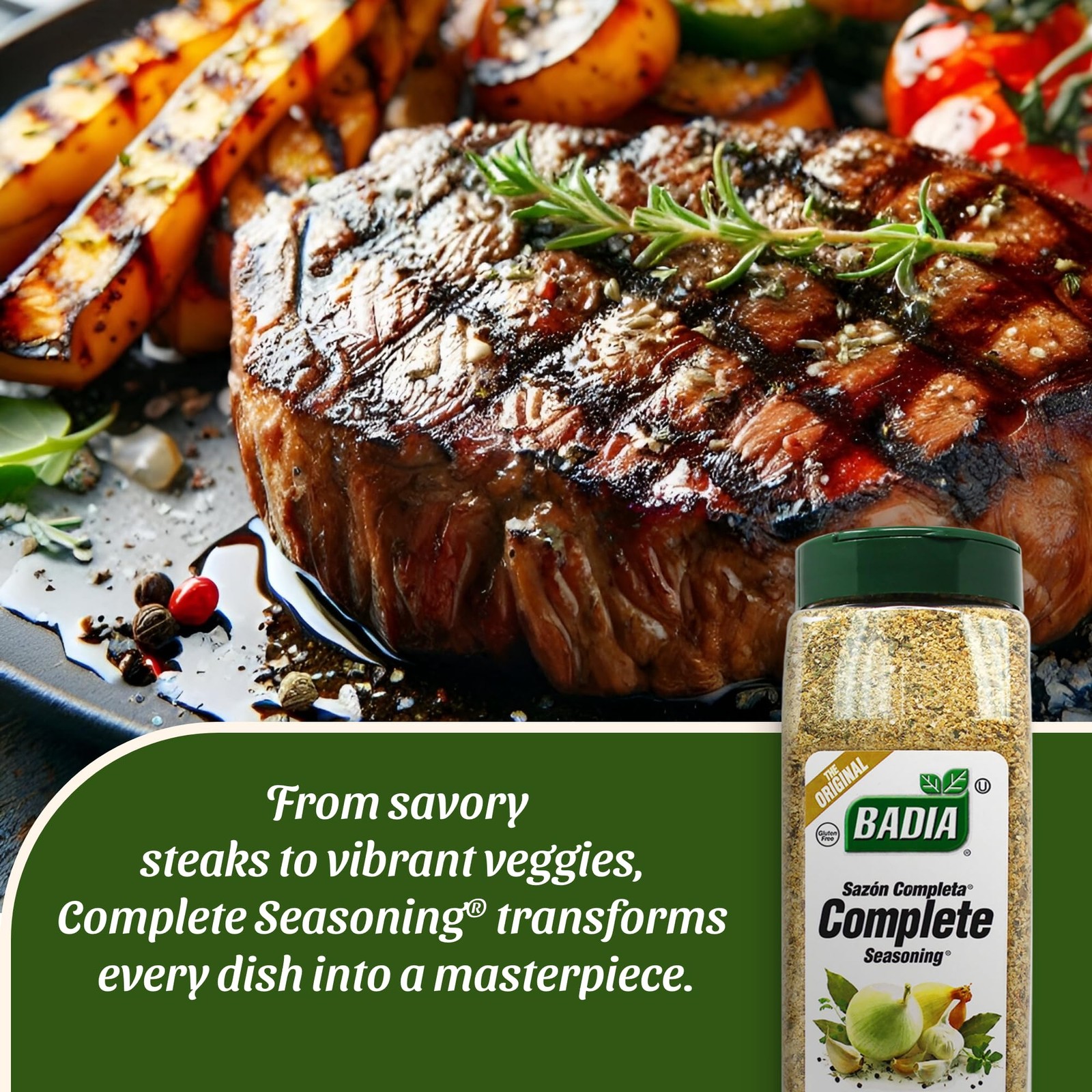 Badia Complete Seasoning, 28oz – All-Purpose Spice Blend 28 Ounce (Pack of 1)