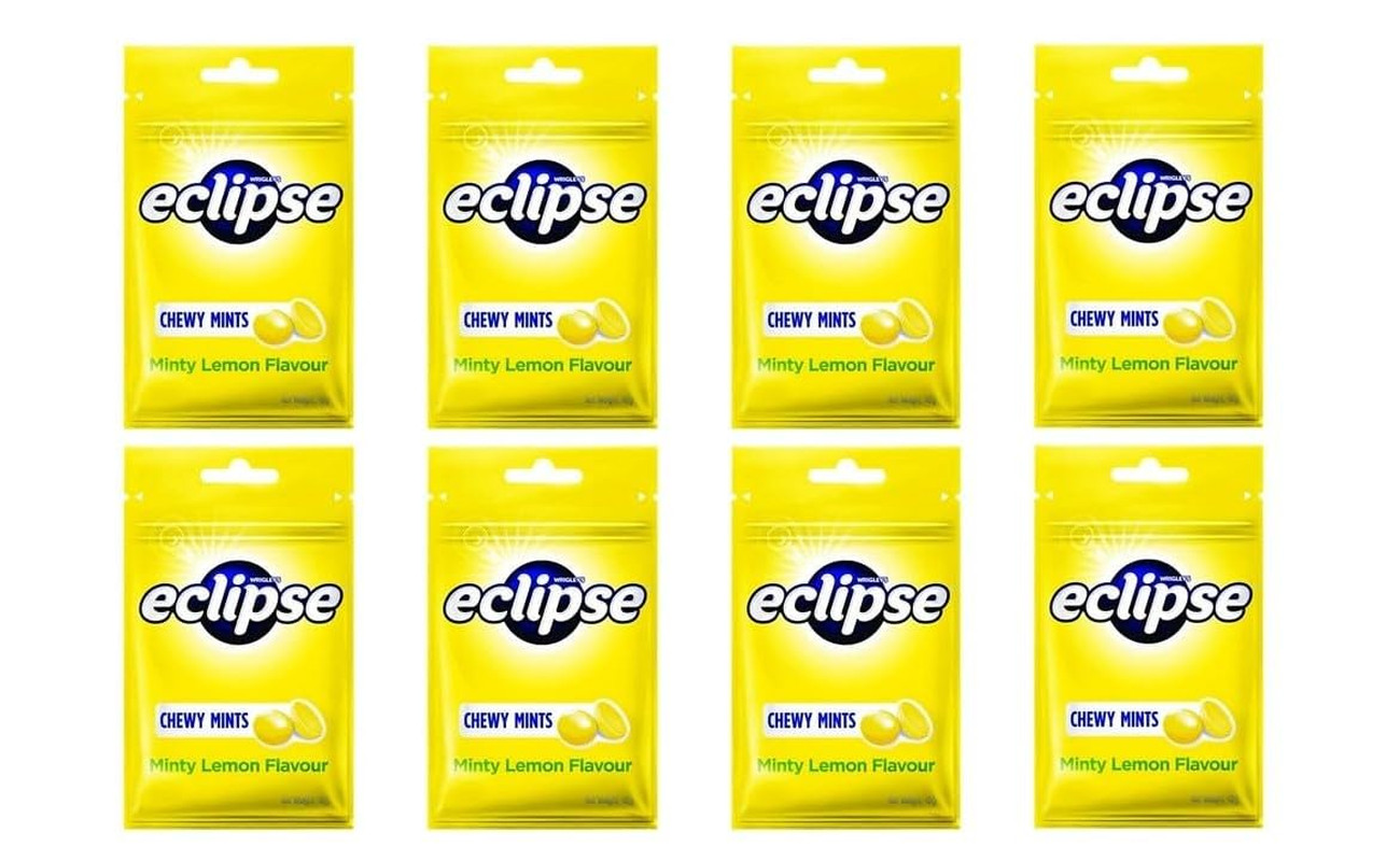 Wrigley’S – Lemon Chewy Mints Powerful Fresh Breath X 8 Packs