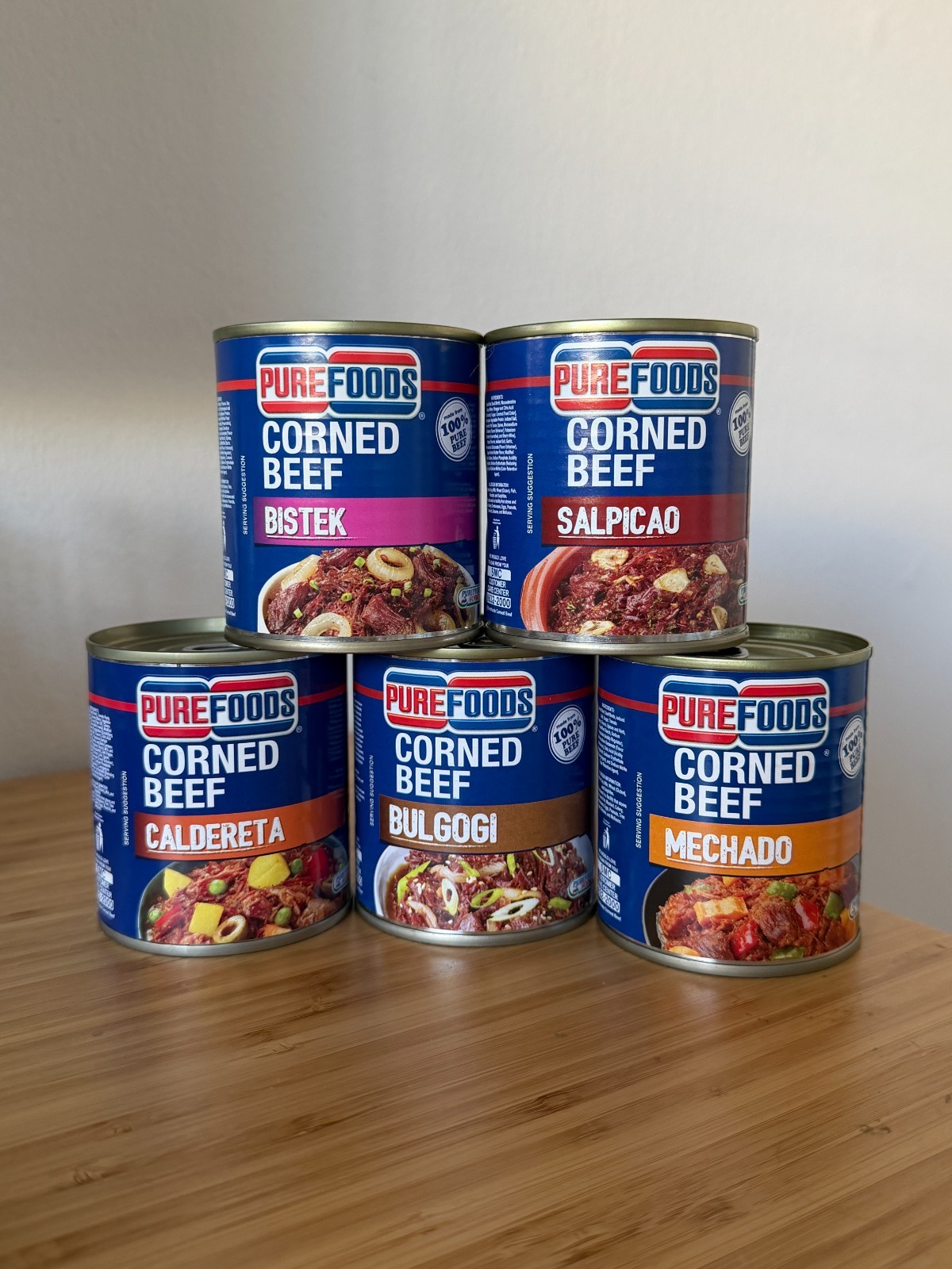 Purefoods Corned Beef (210g) 5 Different Flavors from Philippines!