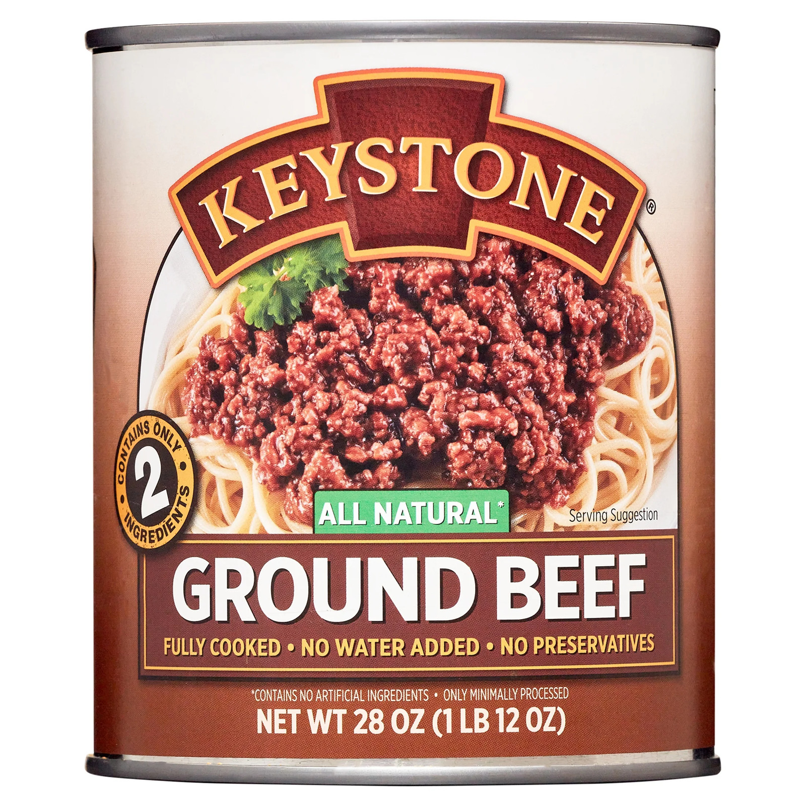 All Natural Ground Beef 28 oz Can