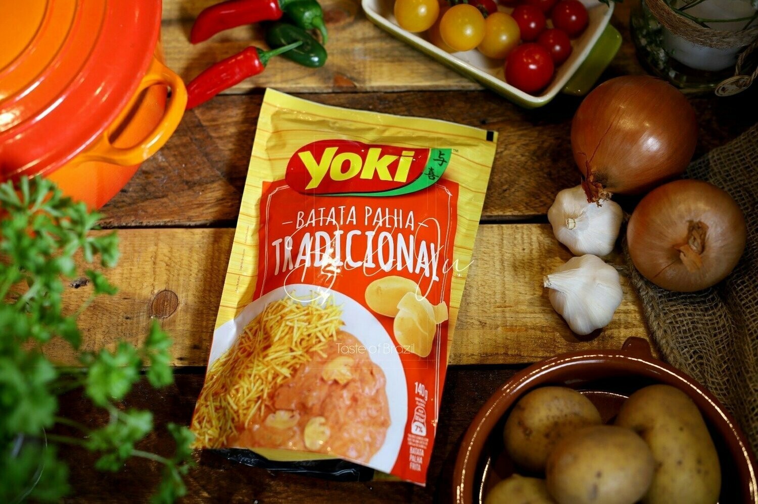 Batata Palha Tradicional Yoki 105g (3.7oz) | Brazilian Potato Sticks Topping
