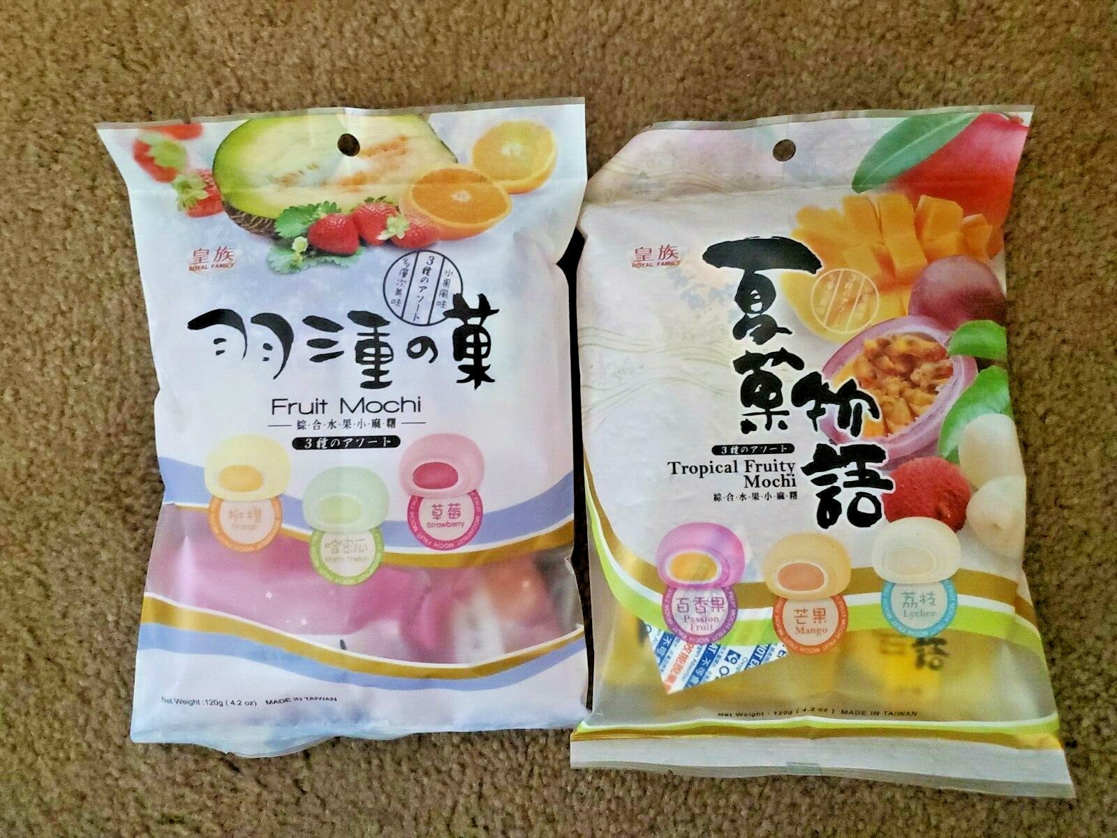 4 PACK ROYAL FAMILY FRUIT & TROPICAL FRUIT DELICIOUS MOCHI 120G