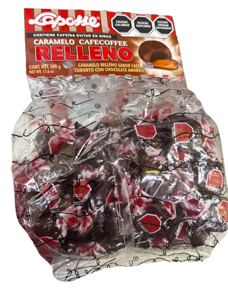 2 Pack Caramelo Laposse Relleno De Cafe 500g