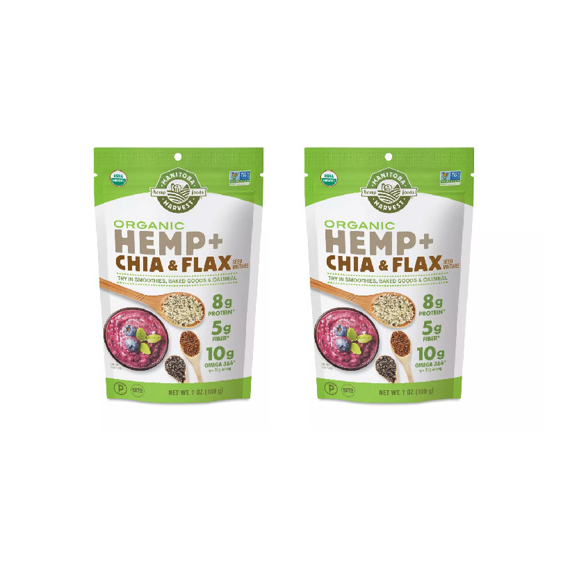 Manitoba Harvest Hemp Chia & Flax 7 oz (Pack of 2)