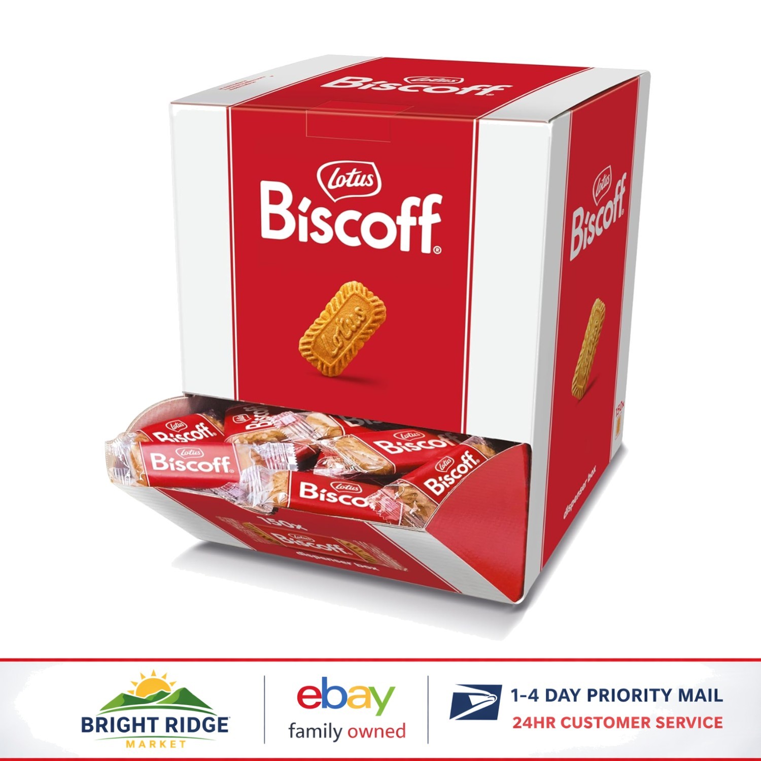 30 Ounce Box of Caramelized Biscuit Cookies, Perfect for Coffee Pairing
