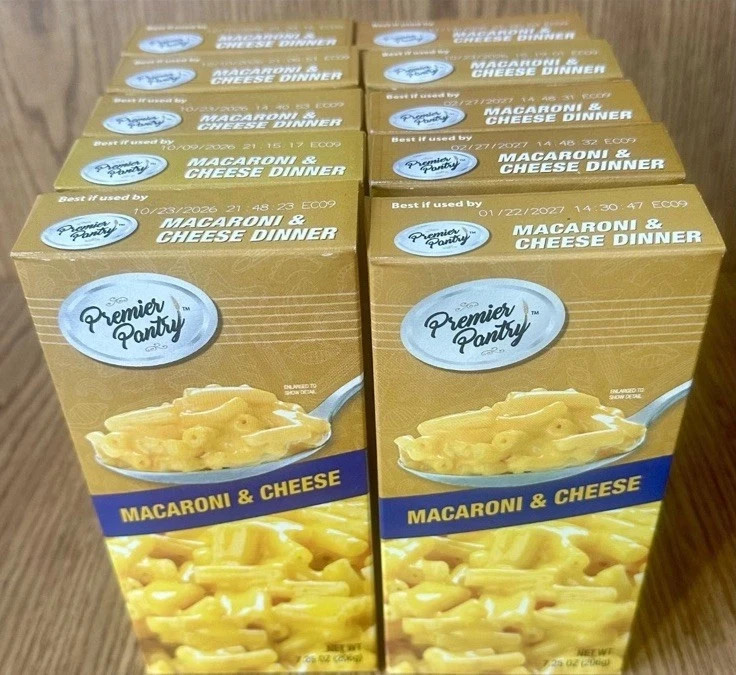 😋YuMMY! 8 Boxes PREMiER PANTRY Mac & Cheese 🧀 Box Dinner 7.25oz