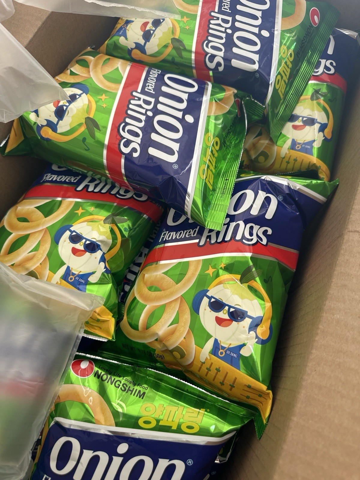 Nongshim Onion Flavored Rings Snack Pack Of 14