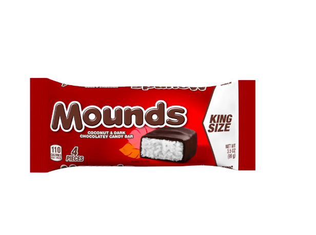 Mounds King Size Coconut Dark Chocolate Candy Bars 3 Pack 3.5oz 4 Pieces Each