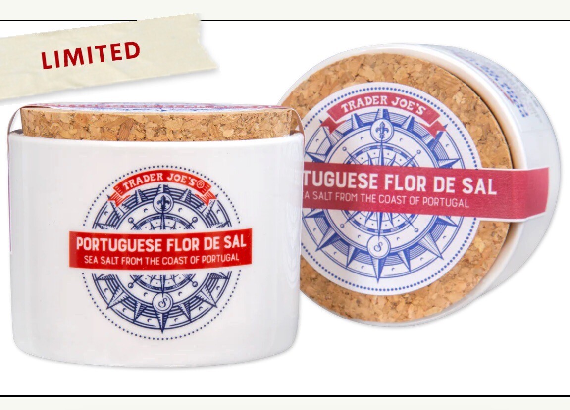 Portuguese Flor de Sal Trader Joe’s 5.11 oz Best by 6/30/28 from Portugal
