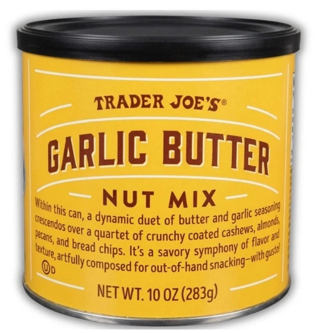 2 PACKS TRADER JOE’s Garlic Butter Nut Mix 10oz Butter Nuts Snack NEW