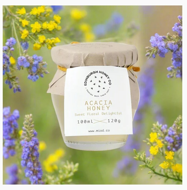 Edinburgh Honey Co. SET OF 2, Scottish Acacia Honey, 100 ml Each