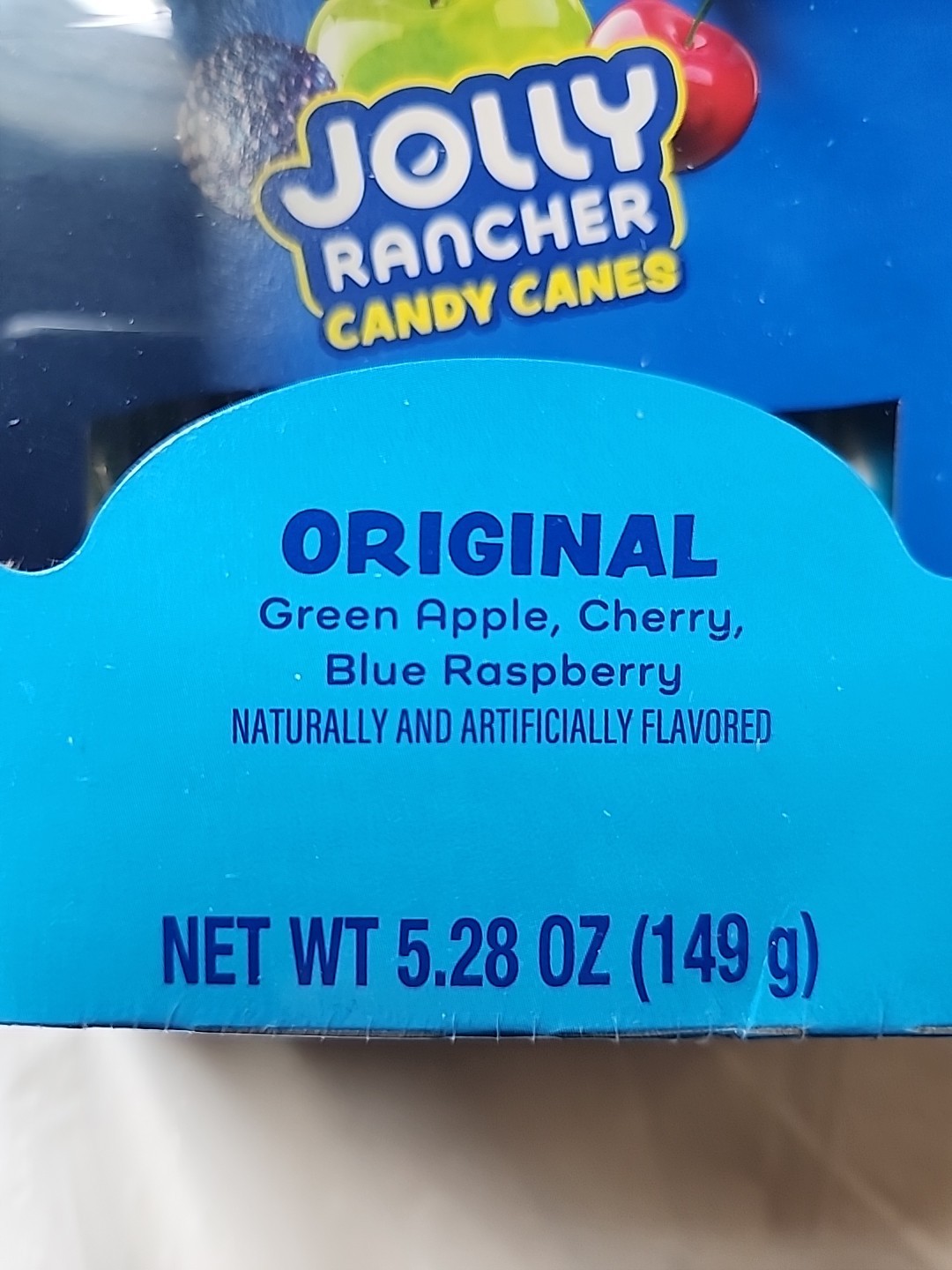 Jolly Rancher Candy Canes – Lot of 5 -12 Count Packs – Exp 4/27 3 Flavors