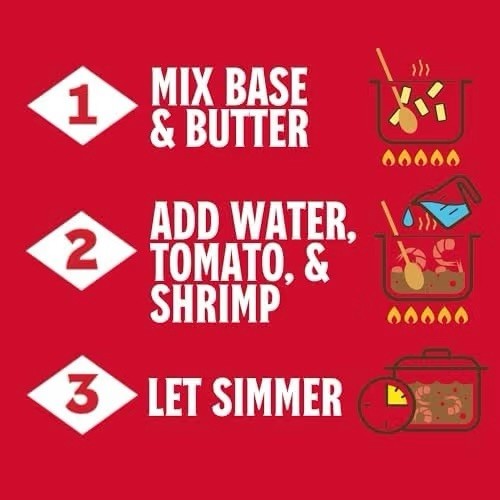 3 Louisiana Fish Fry New Orleans Style Shrimp Creole Base Mix 2.61oz