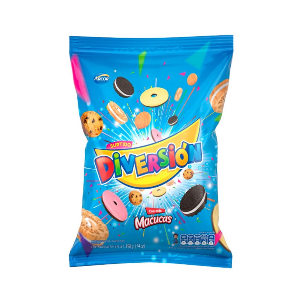 Arcor – Galletitas Diversión 398 x 6 Unidades