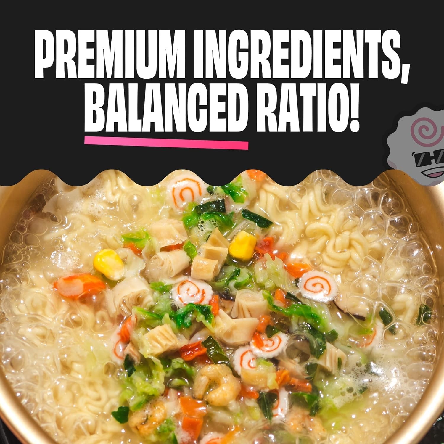 Seafood & Veggie Ramen Toppings – Bold Flavors, 20 Servings