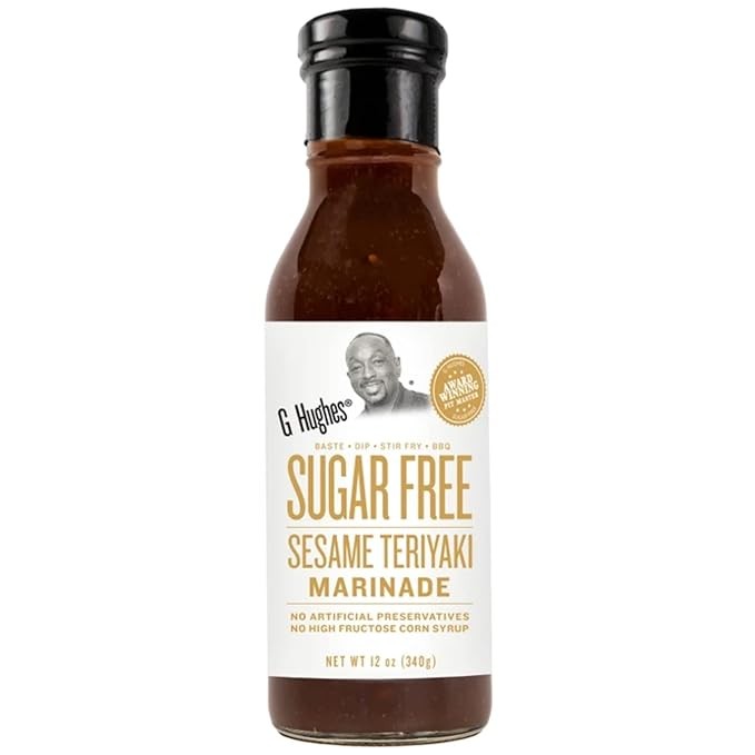 G Hughes Sugar Free, Sesame Teriyaki Marinade 12 Oz