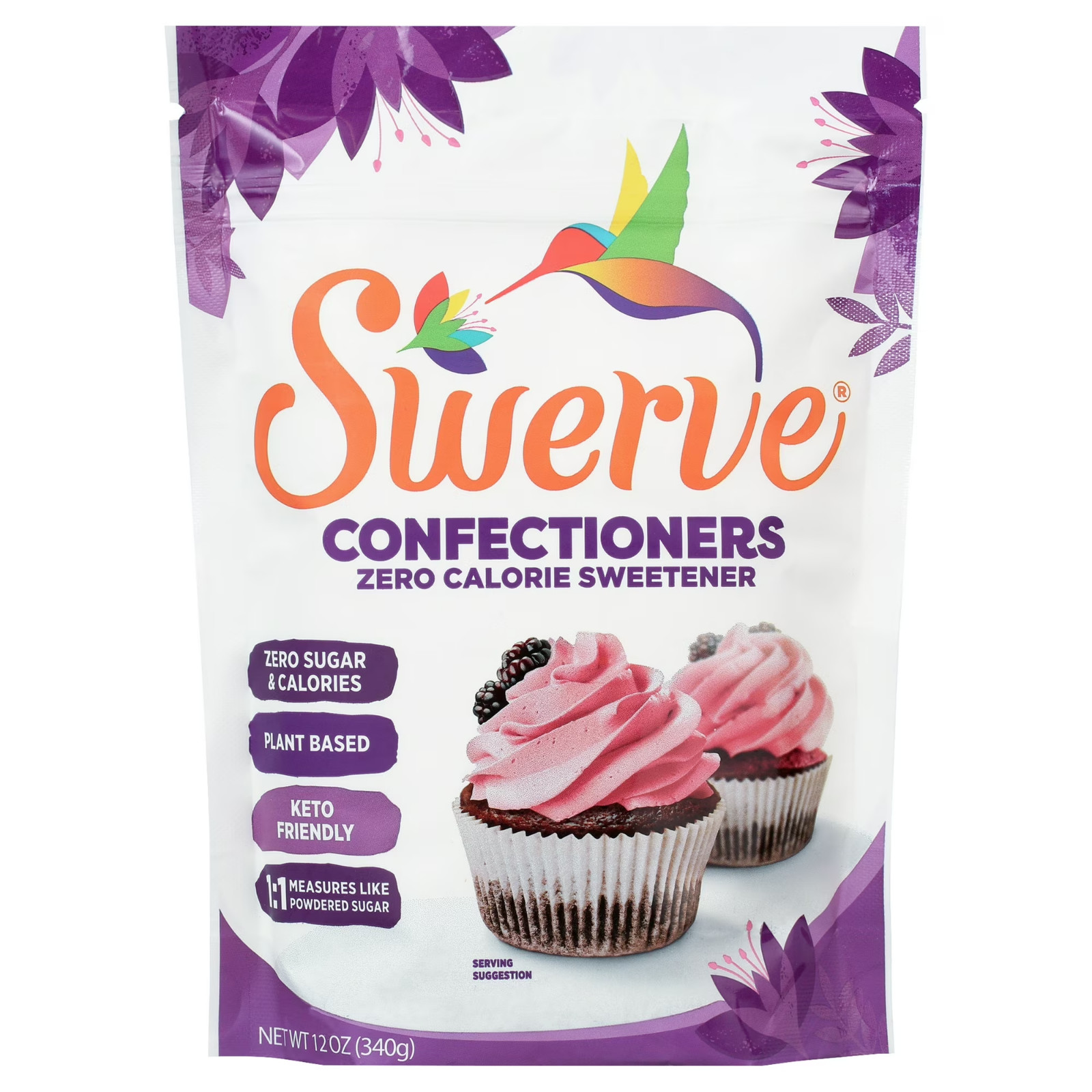 Swerve Sweetener, Confectioner Sugar Replacment, 12 Oz….