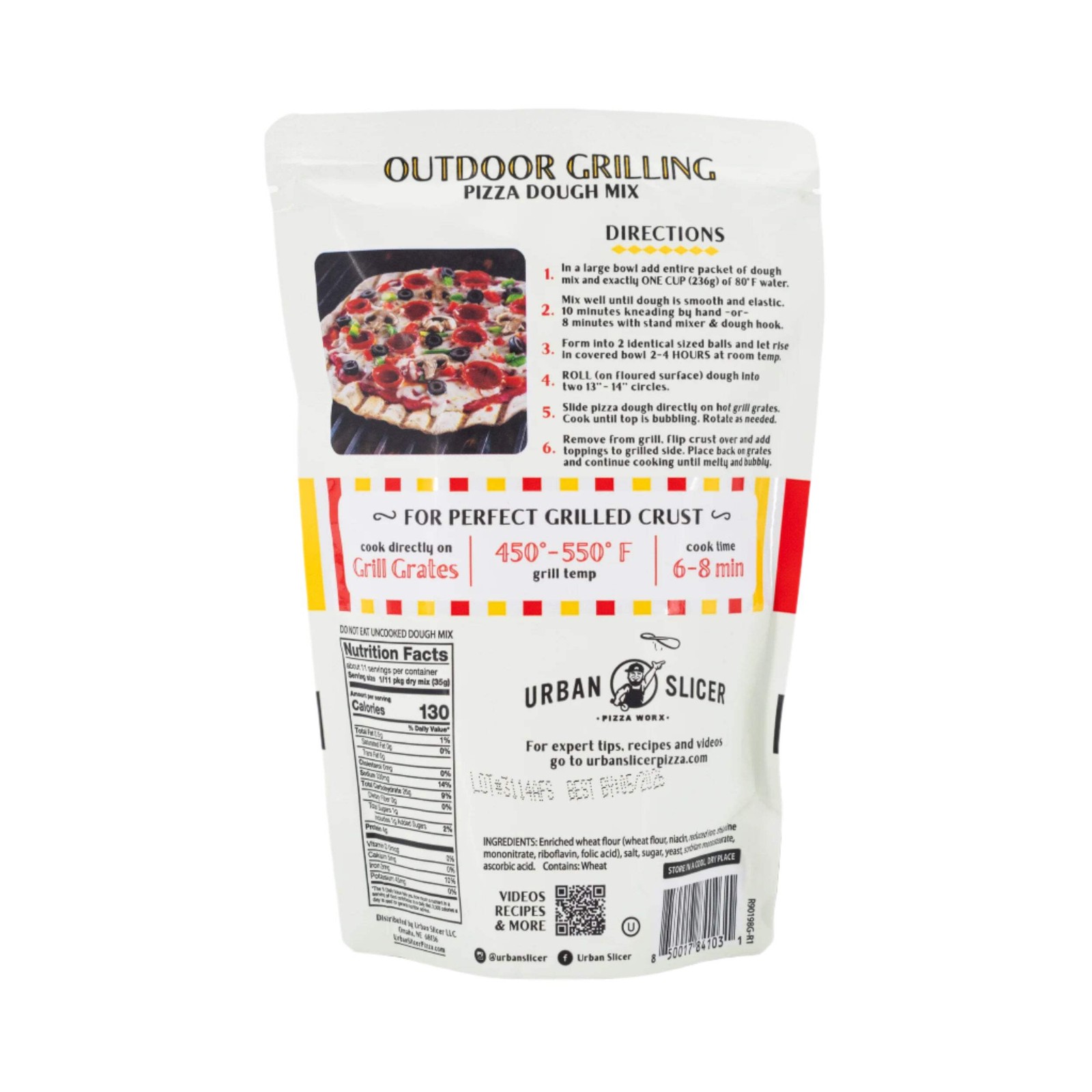 Outdoor Grilling Pizza Dough | 13.4 oz | Urban Slicer Pizza Worx
