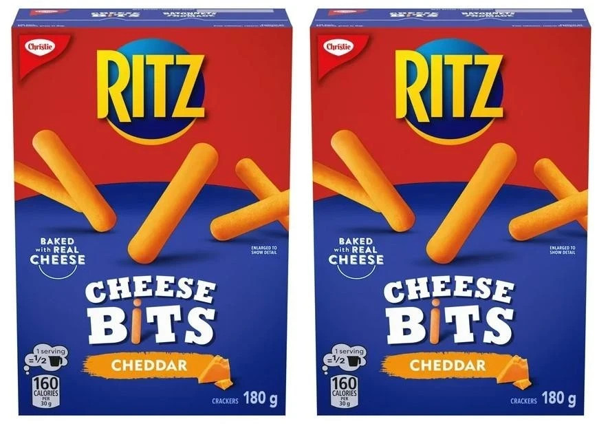 Ritz Cheese Bits Crackers, 180g (2 Pack)