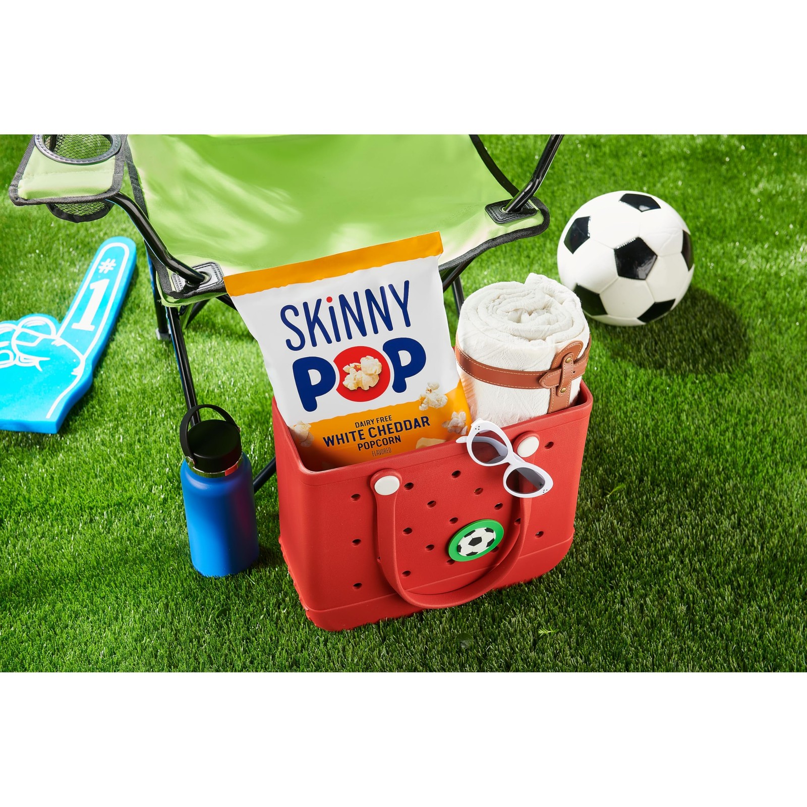 SkinnyPop Popcorn, Dairy-Free White 4.4 Ounce (Pack of 1), Cheddar