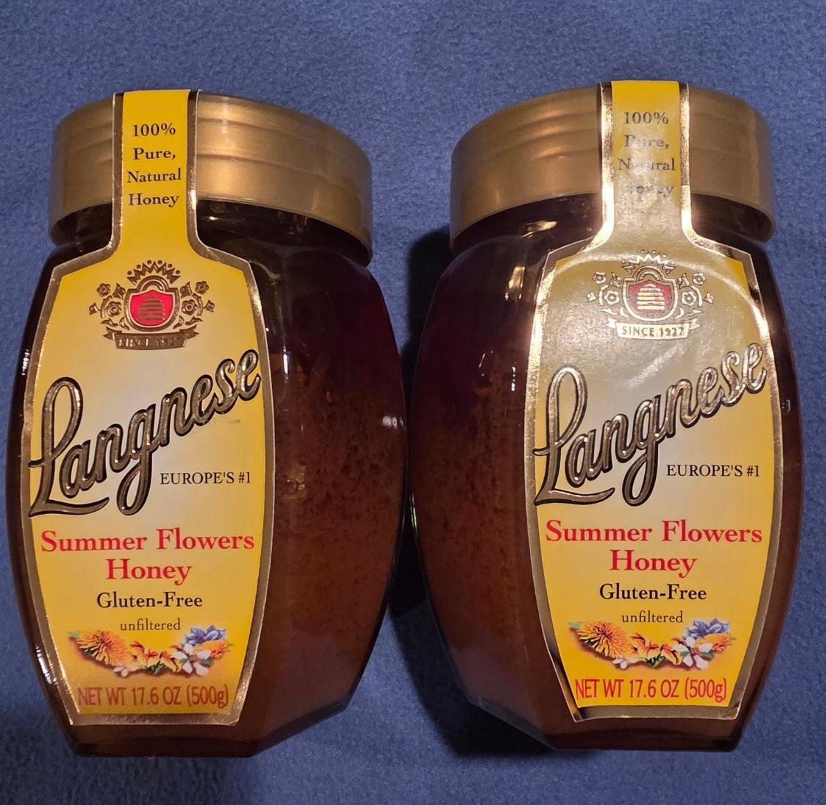 2X LANGNESE SUMMER FLOWERS HONEY 35.2 OZ (1 kg)