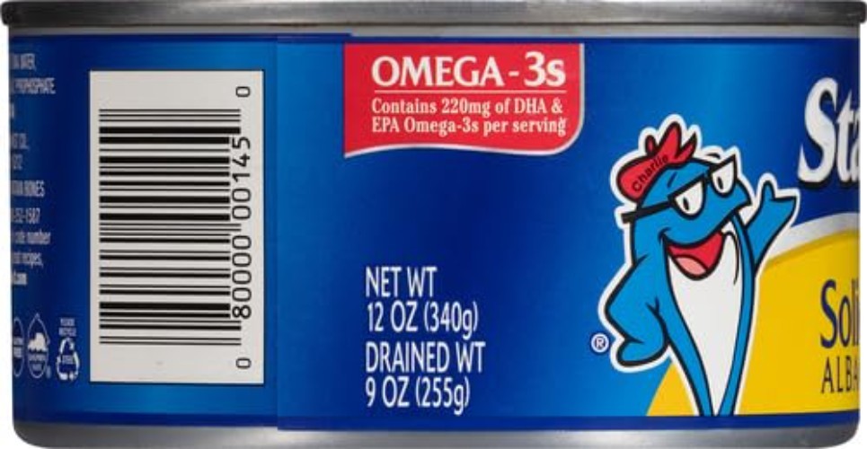 Solid White Albacore Tuna in Water – 12 oz Pack of 6 – Quality Protein