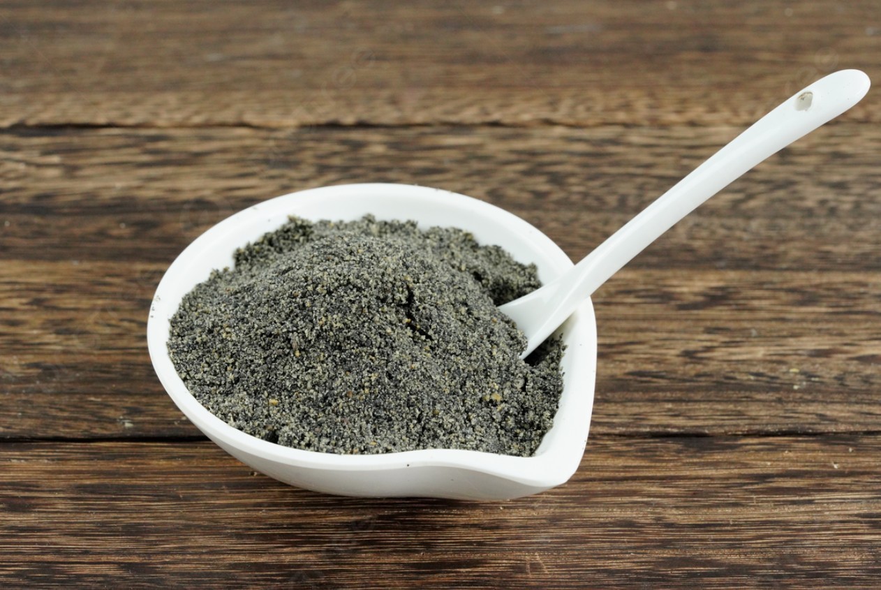 Sweet Garden Black Sesame Seeds Powder 12.36 oz Instant Cereal Snack Drink Vegan