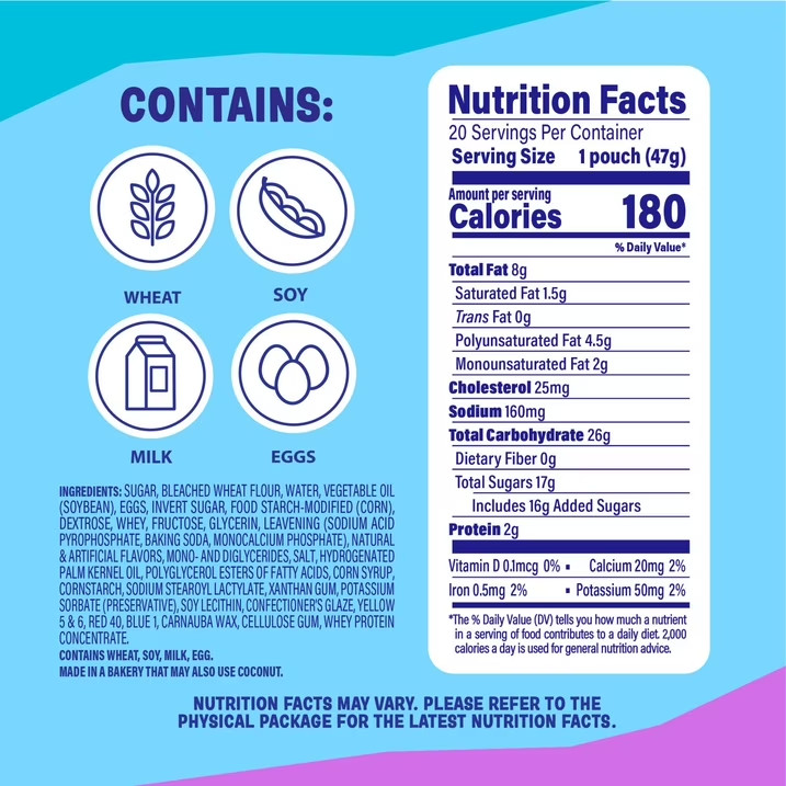 Entenmanns Little Bites Chocolate Chip Muffins 20 Count 33oz Snack Pack