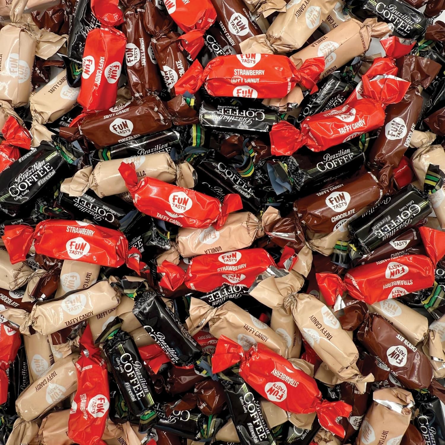 Taffy Candy Mix – 2 Pound Bag (150 Count) -Assorted Candy Variety Pack