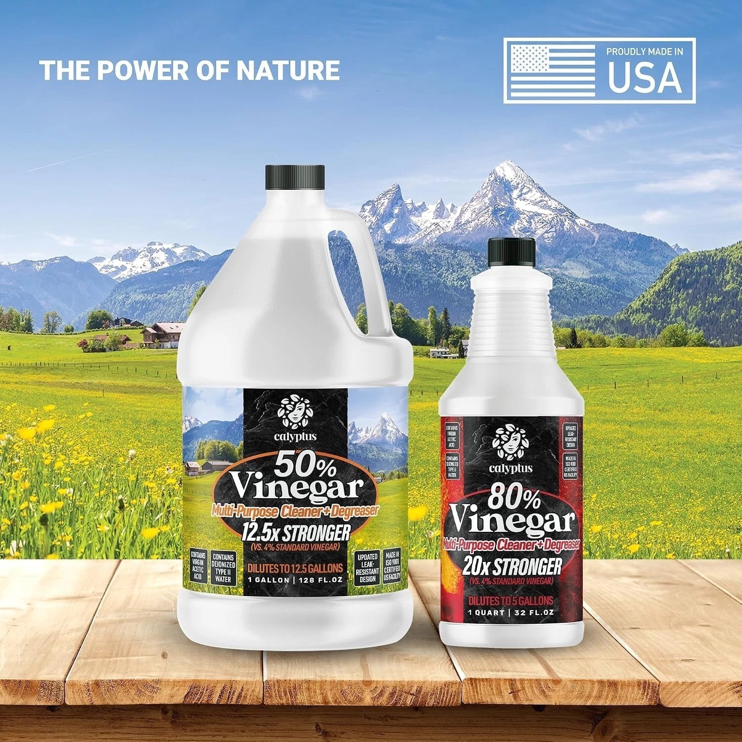 Eco-Friendly 50% Cleaning Solution – Powerful Concentrate, Leak Resistant Pack